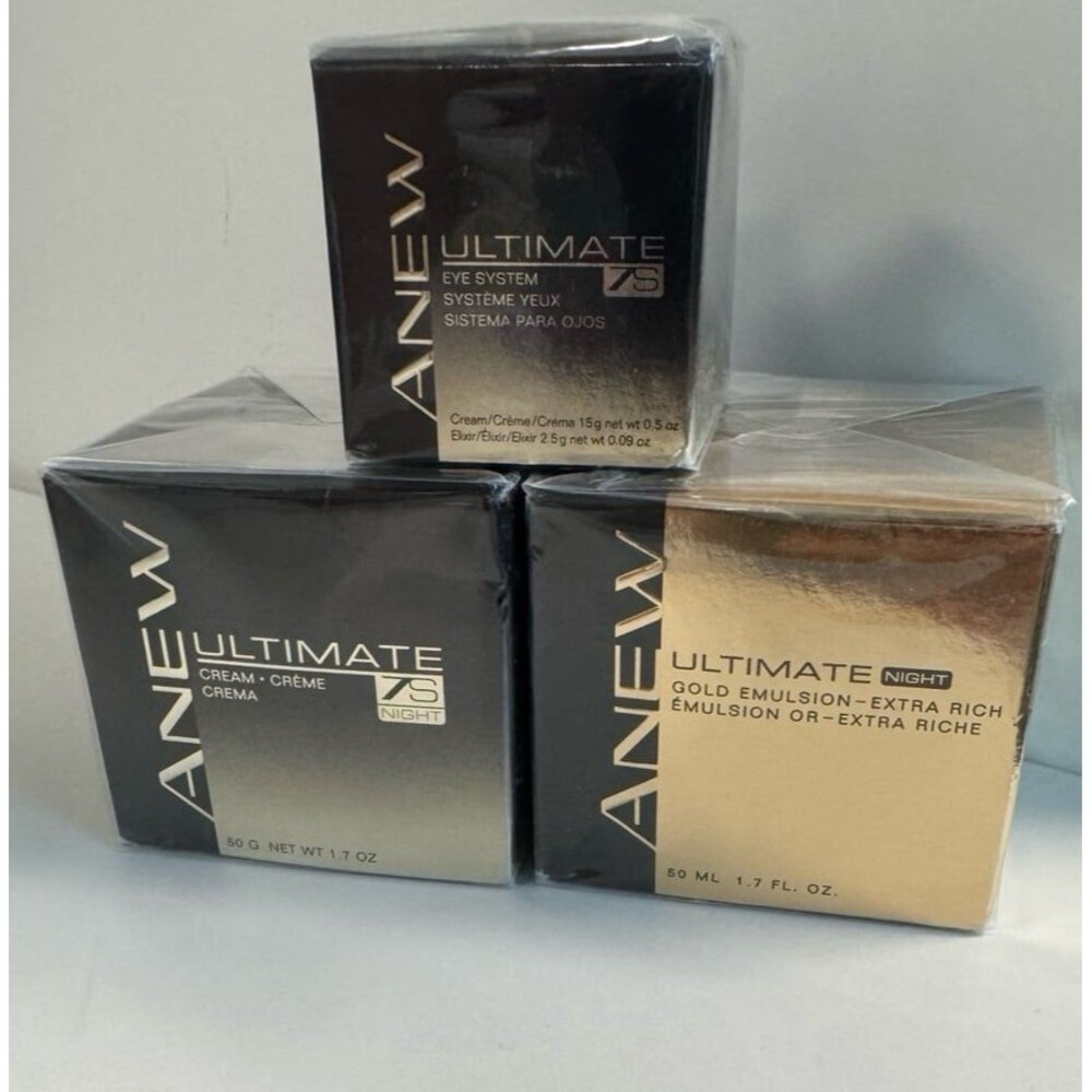 Avon Anew Ultimate Multi-Performance Eye System, Cream, Gold Emulsion Night (3)